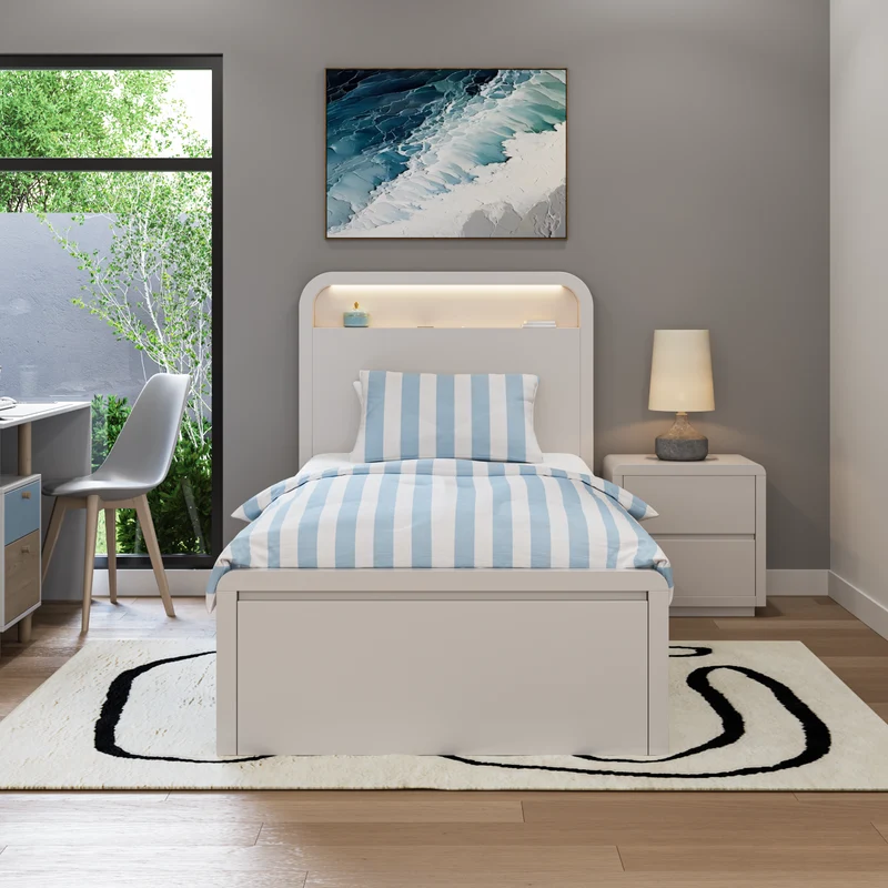 Arlo Kids Bed Frame - White