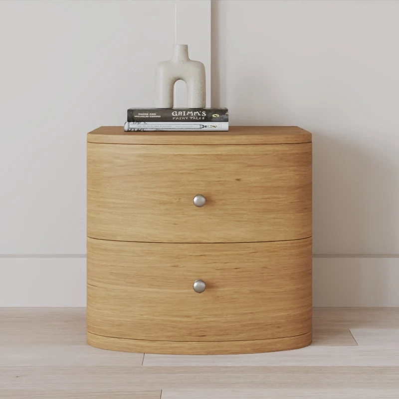 Capri Natural Bedside Table