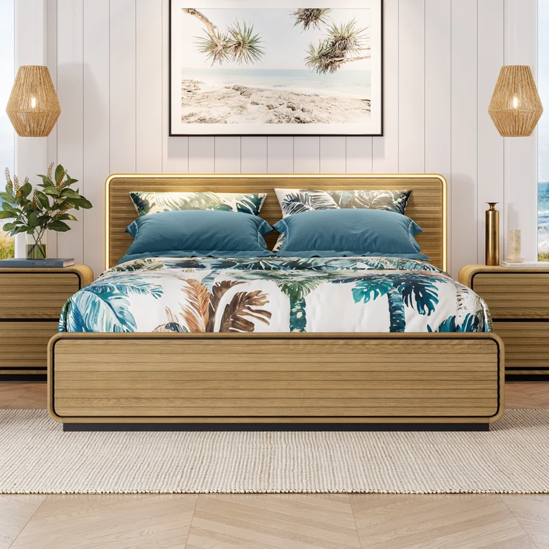 Brooklyn Bed Frame with Gas-lift storage