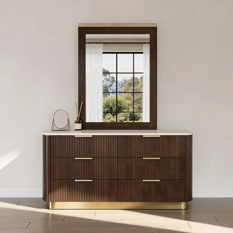 Morocco Dresser with Mirror