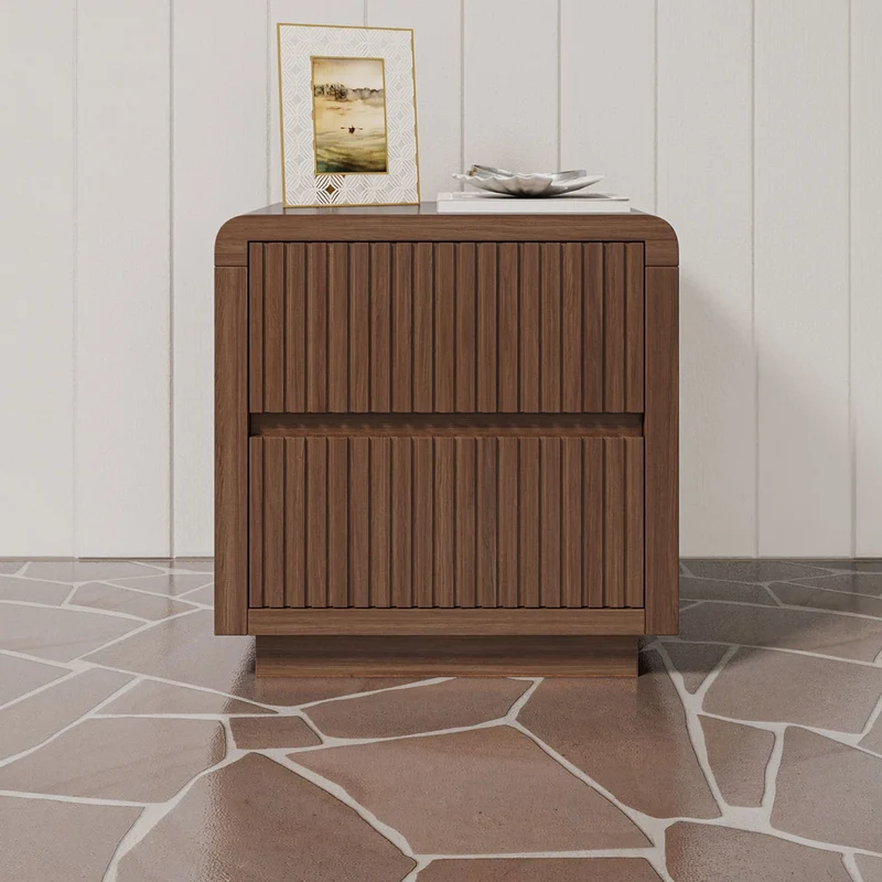 Oslo Bedside Table - Espresso