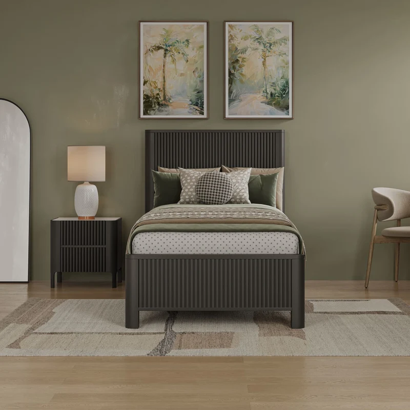 Portugal Kids Bed Frame - Black