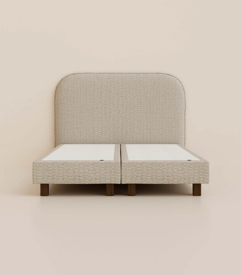 Lit boxspring - Graphique bouclé