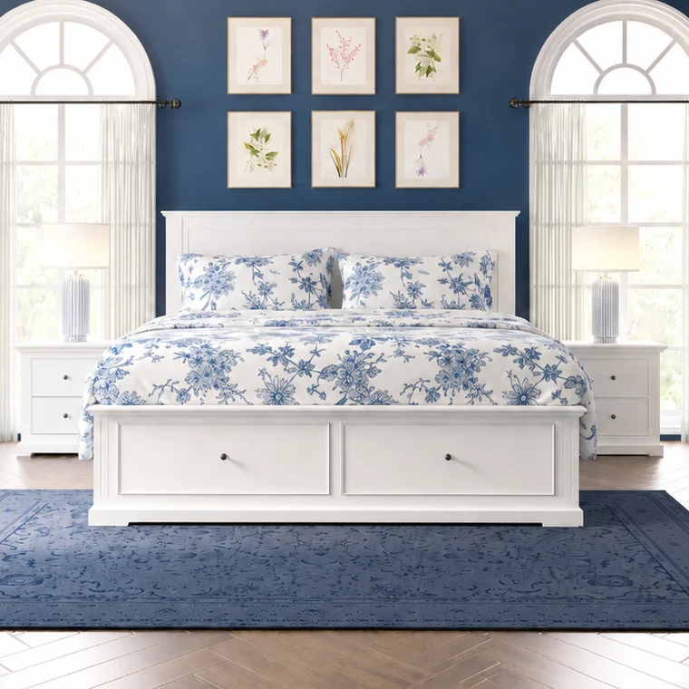 Isabelle Bed Frame with Drawer storage