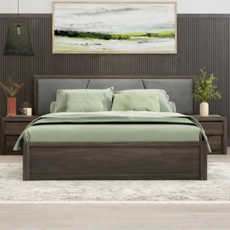Mossman Bed Frame with gas-lift storage