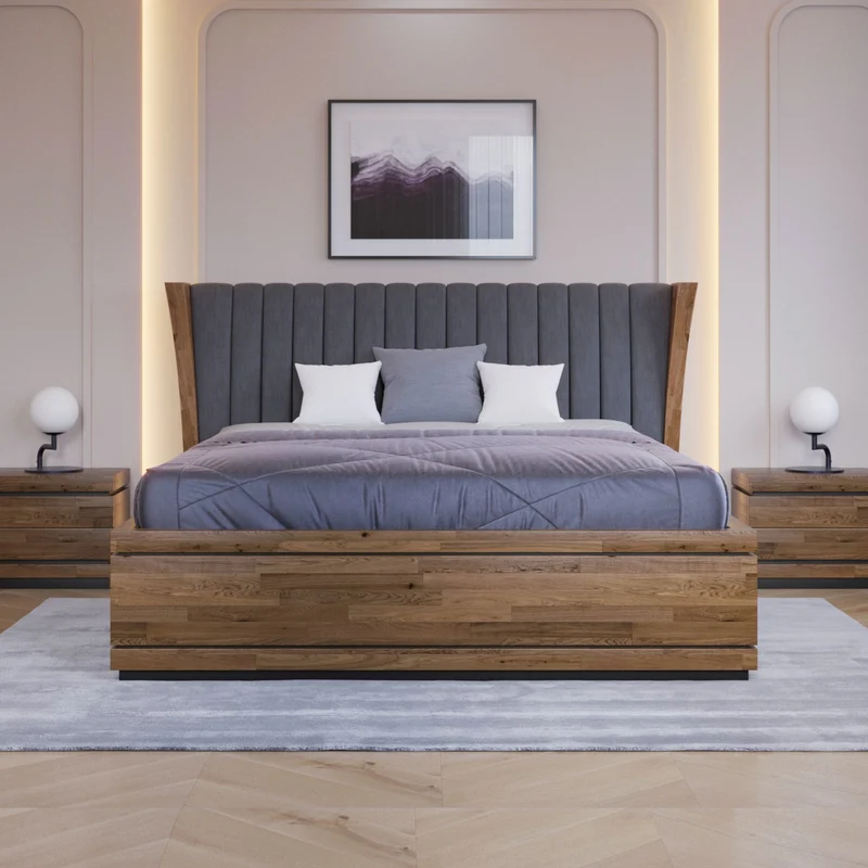 Cartier Bed Frame with Gaslift Storage