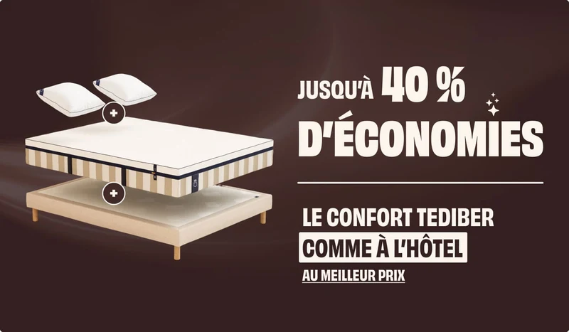 Pack Lit 4 étoiles - 80 x 200 cm