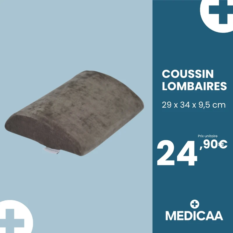 Coussin Lombaires - 29 x 34 x 9,5 cm