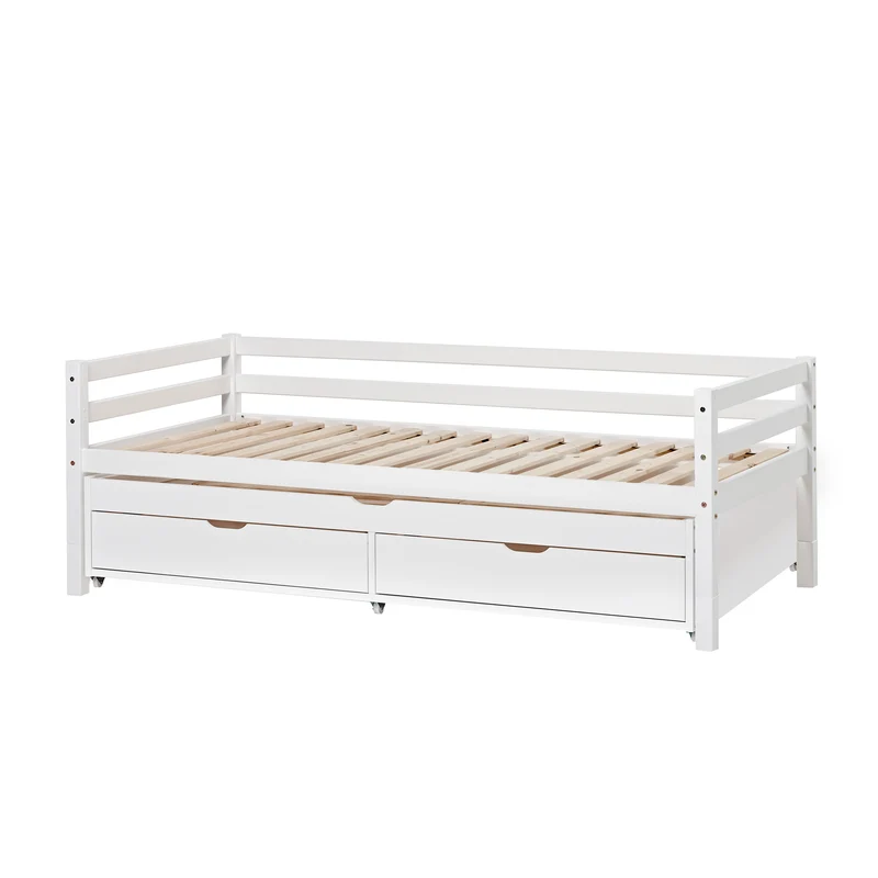 Hoppekids ECO Dream Enkeltseng 90x200 med udtræksseng og skuffer