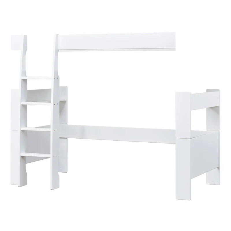 Hoppekids Pure Modul til Højseng 90x200 cm, Hvid
