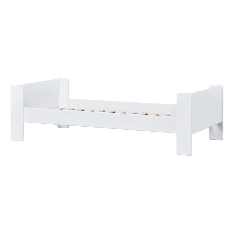 Hoppekids Pure Juniorseng 90x200 cm, Hvid