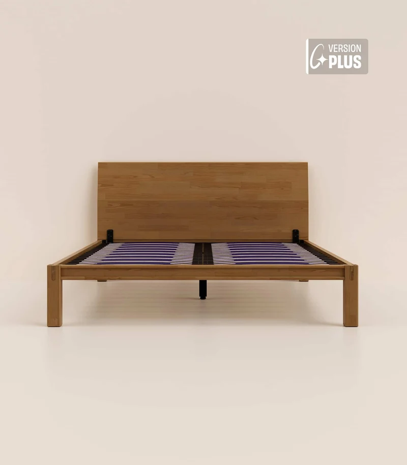 Lit en bois - Bois foncé