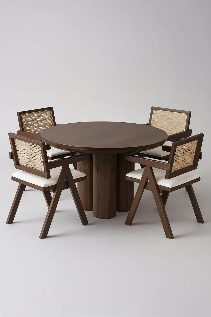 Table a manger effet Noyer Maya