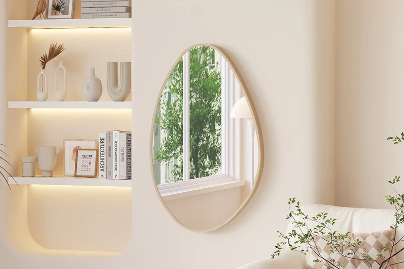 Miroir 'Rana' 80x50 Chêne vieilli - 1404_1