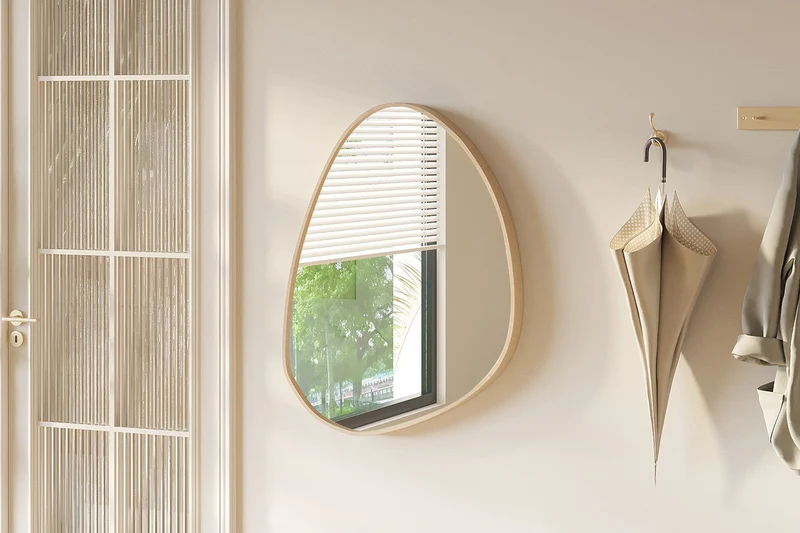 Miroir 'Roza' 80x60 Chêne vieilli - 1405_1