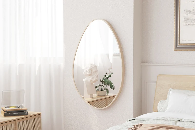 Miroir 'Romi' 80x50 Chêne vieilli - 1406_1