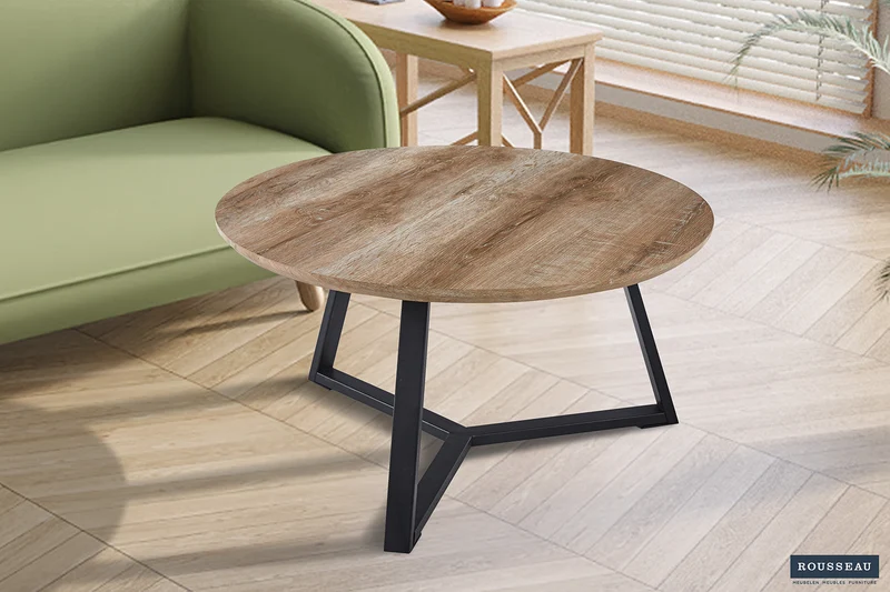 Table basse 'Paso 1' Décor Chêne Vieilli - 3040_1