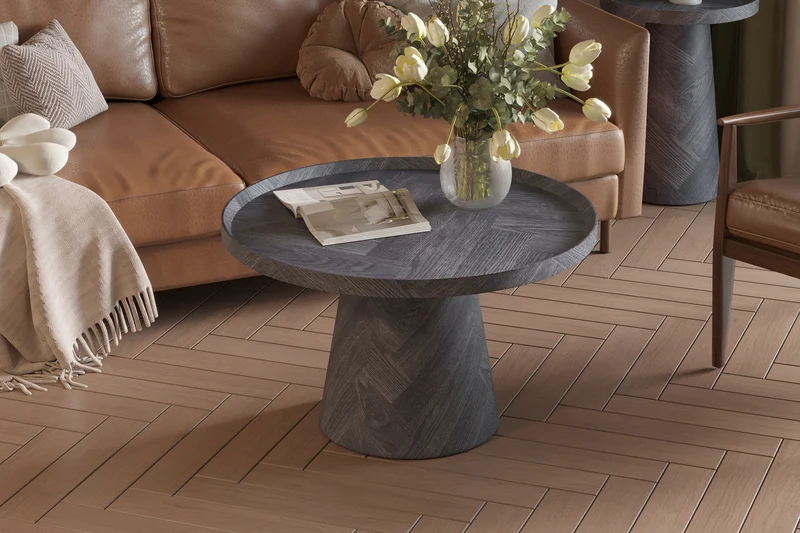 Table basse 'Manus' 80 cm Décor Gris foncé - 3081_1