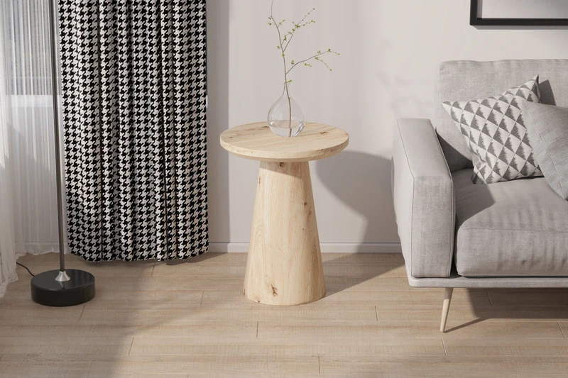 Table basse 'Lukas' 45 cm Décor Chêne vieilli - 3084_2