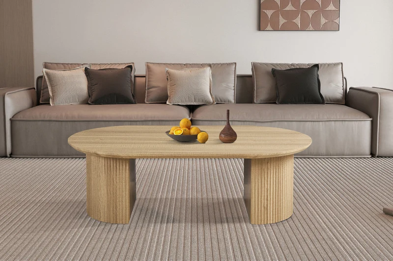 Table basse 'Lagos' 120 cm Décor Chêne Naturel - 3115_5