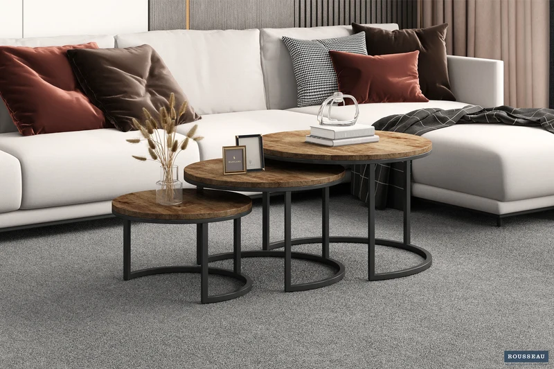 Table basse 'Arnod' set de 3 Bois de Manguier - 3260_1