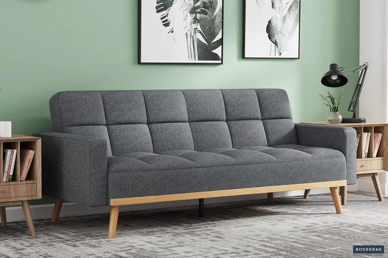 Canapé-lit 'Adana' Tissu Davis Neve 97 Gris - 1040_3