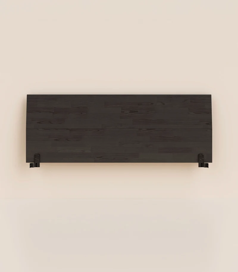 Tête de lit en bois - Bois noir