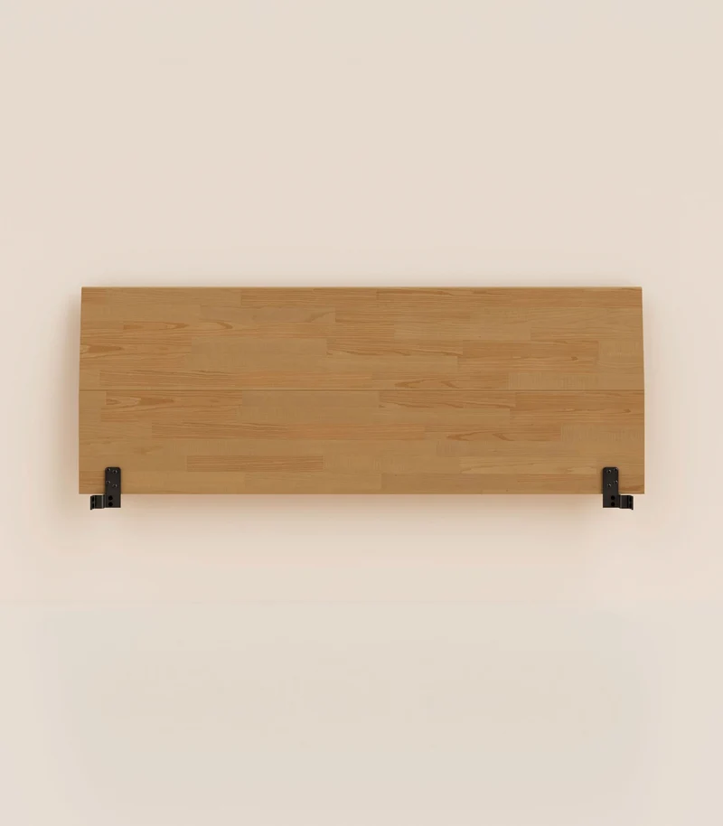Tête de lit en bois - Bois foncé