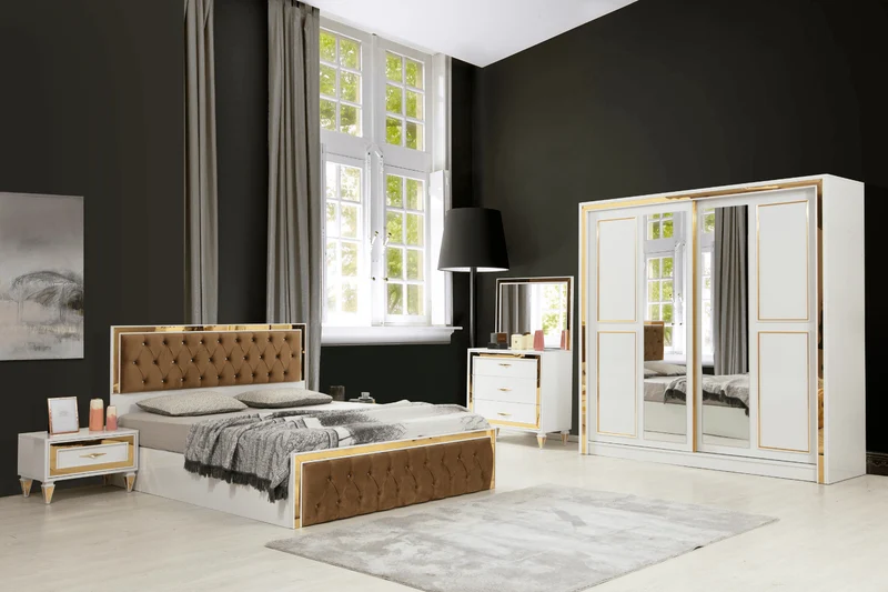 Chambre à coucher Princesse (Blanc)