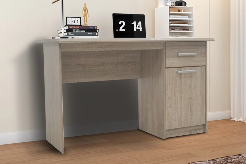 Bureau 'Milou' 1 tiroir 1 porte Sonoma - 1285_2