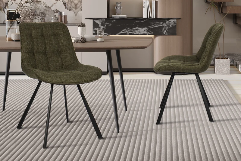 Chaise 'Ariba' Ote Tissu Montego 350 Vert - 9020_4