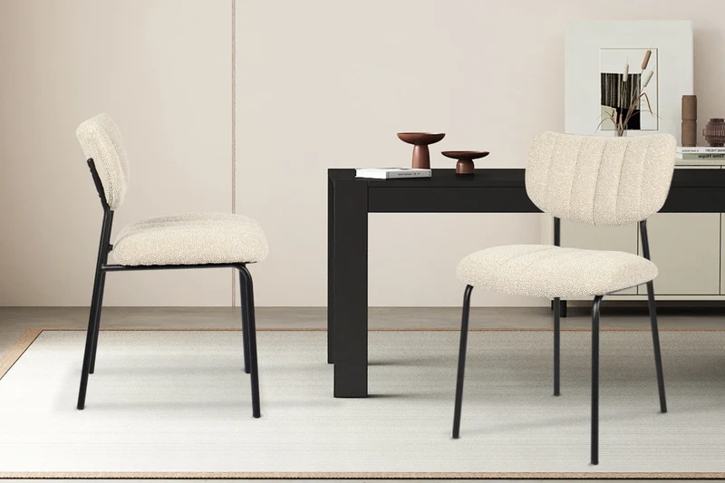 Chaise 'Antura' Tissu Ote Lisa 110 Beige - 9040_2
