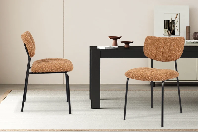 Chaise 'Antura' Tissu Ote Lisa 251 Orange - 9040_6