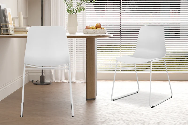 Chaise 'Marie' PP Blanc - 9045_4