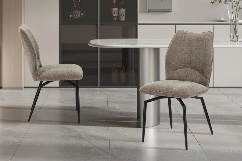 Chaise 'Lara' Pivotant à 0 Tissu Ote Sea 173 Sable - 9202_2