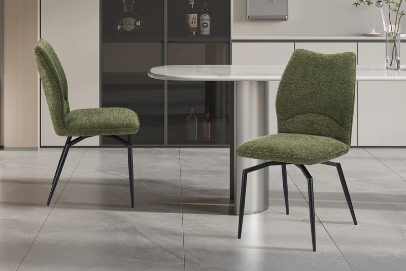 Chaise 'Lara' Pivotant à 0 Tissu Ote Sea 360 Vert - 9202_4