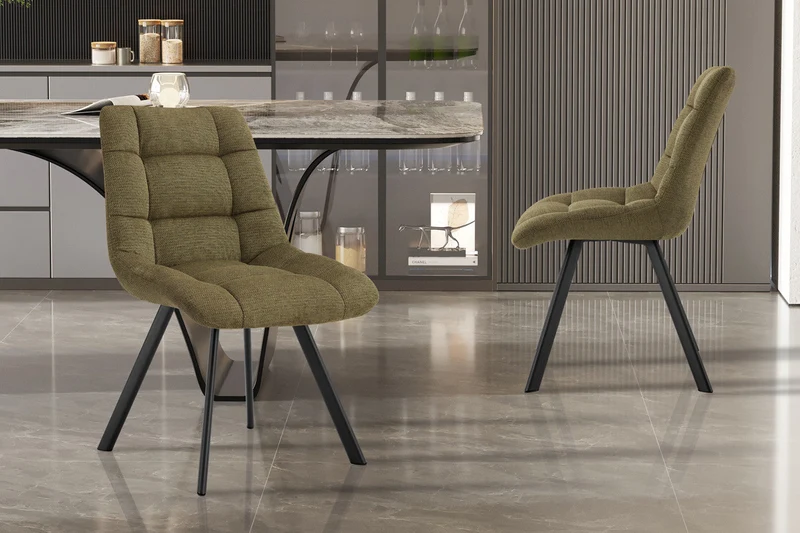 Chaise 'Lizzy' Tissu Ote Share 353 Vert - 9225_6