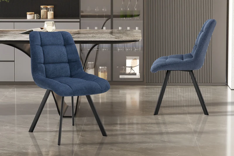 Chaise 'Lizzy' Tissu Ote Share 315 Bleu - 9225_7