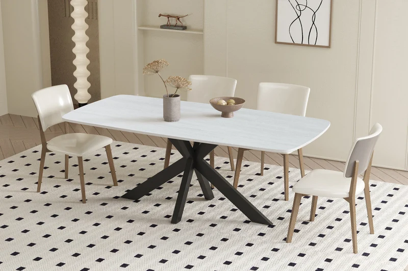 Table 'Apollo' 180 cm Ovale Danoise Pierre Baroque Gris - 51928_7