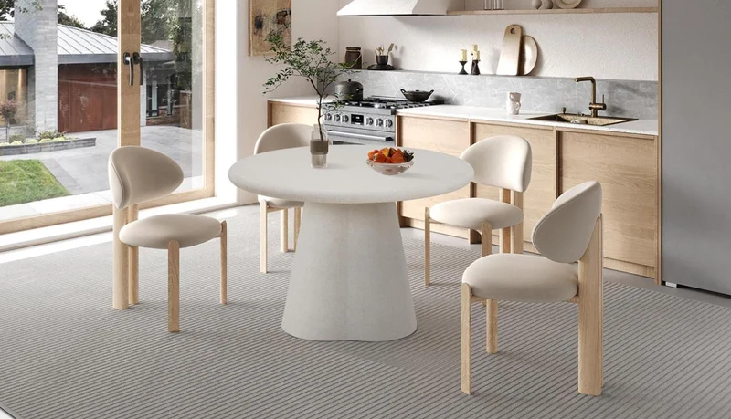Table 'Faro' 120 cm Ronde Ciment - 52120_1