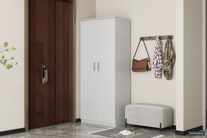 Rangement chaus. 'Mike' 2 portes Blanc - 5220_1
