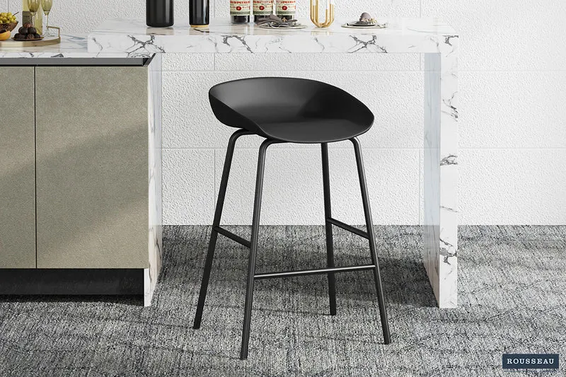 Chaise de comptoir 'Anna' PP Noir - 5560_2
