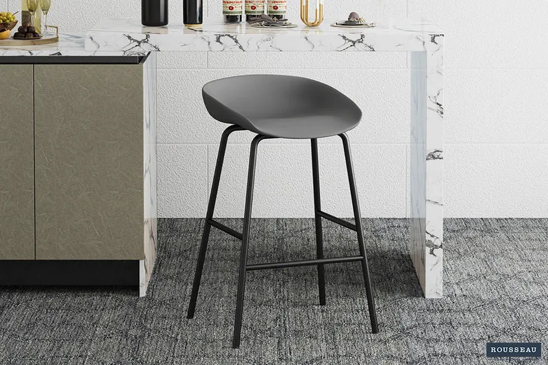 Chaise de comptoir 'Anna' PP Gris - 5560_3