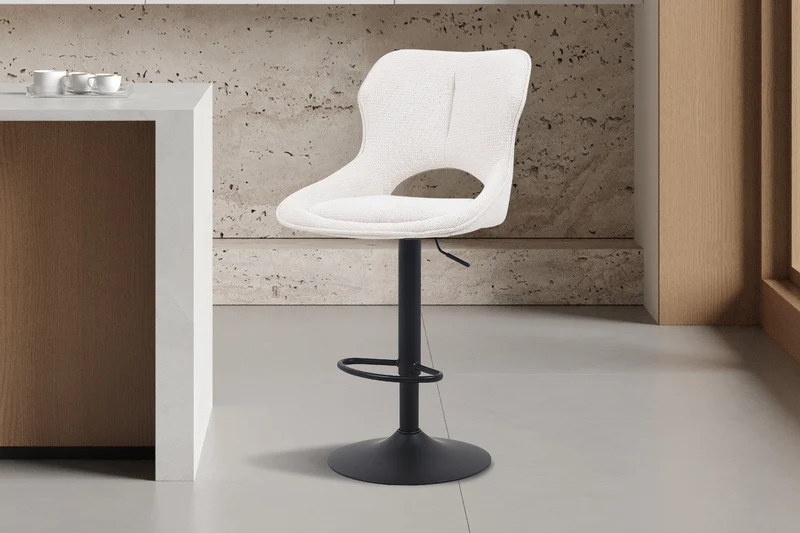 Chaise de bar 'Mori' Tissu Ote Share 101 Beige - 5660_1
