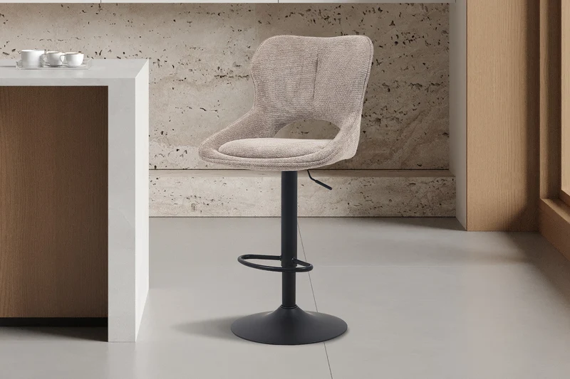 Chaise de bar 'Mori' Tissu Ote Share 400 Poivre - 5660_2