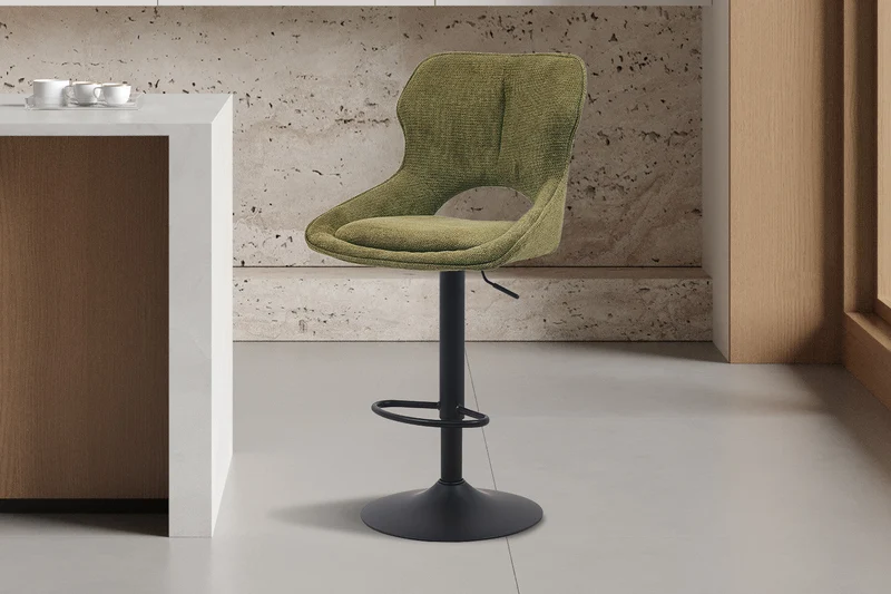 Chaise de bar 'Mori' Tissu Ote Share 353 Vert - 5660_6