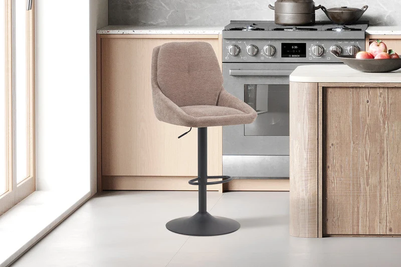 Chaise de bar 'Sabine' Tissu Ote Sea 173 Pivotant Sable - 5665_2