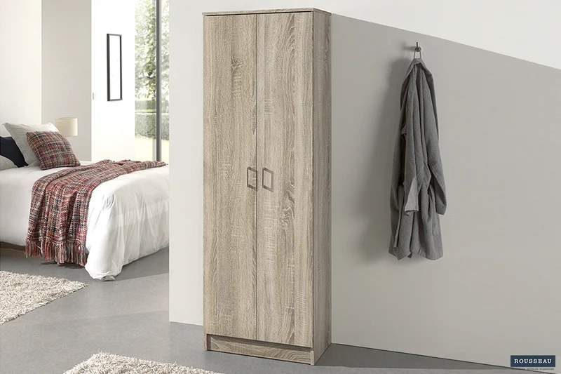 Armoire de rangement 'Ray' 2 portes et 4 étagères Sonoma - 6403_2