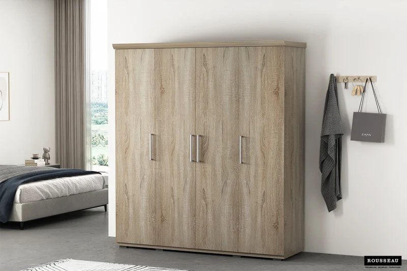 Armoire 'Mike' 4 portes Sonoma - 6720_2