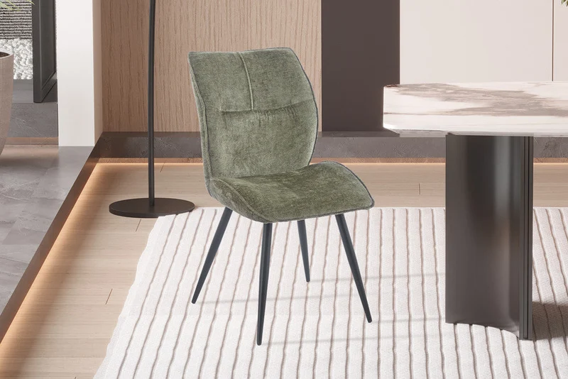 Chaise 'Faye' Tissu Davis Perfect Harmony 39 Vert - 9235_4
